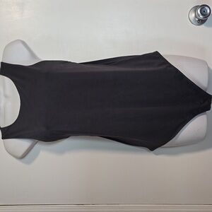 Express Charcoal Gray Sleeveless Bodysuit Sz L